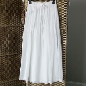 J.Crew White Maxi Skirt